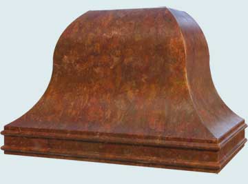 Copper Range Hood # 4603