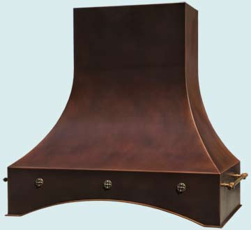  Copper Range Hood Turn of the Century