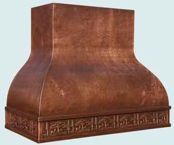  Copper Range Hood # 4647