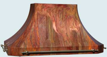 Copper Range Hood # 4937