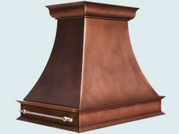 Copper Metal Kitchen Hood # 5152