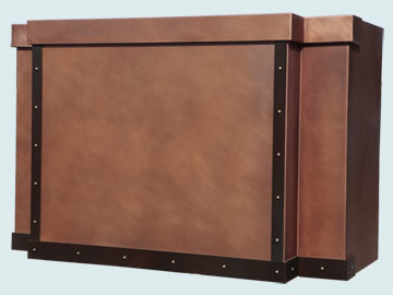  Copper Range Hood # 5199