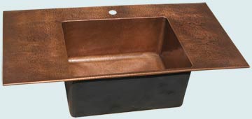 Custom Copper Kitchen Sinks # 3547