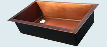 Custom Copper Kitchen Sinks # 4323