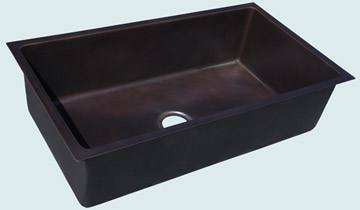 Custom Bronze and Brass Kitchen Sinks Large Undermount Sink