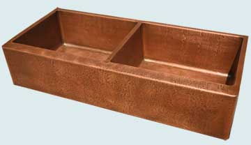 Copper Extra Large Sinks # 4583