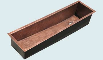 Copper Trough Sinks # 5188