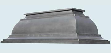  Zinc Range Hood Steel Body W/ French Grey Finish