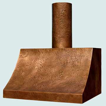  Copper Range Hood # 2504