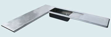  Pewter Countertop Pewter Sink and Drainboard