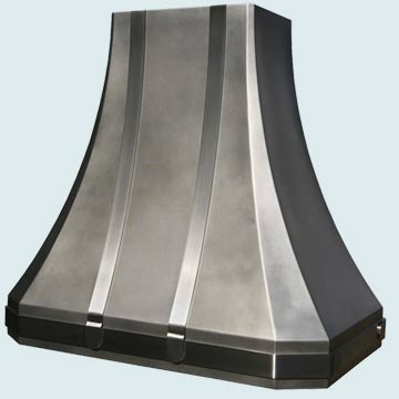  Stainless Steel Range Hood Smooth Island Hood W/ Matte Finish & Stainless Straps