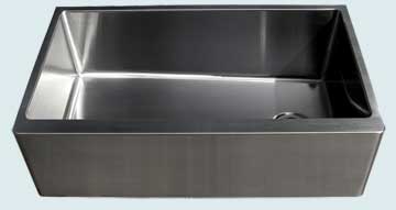 Custom Stainless Steel Farmhouse Sinks # 3729