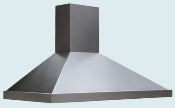  Stainless Steel Range Hood Traditional Pyramid With Stack