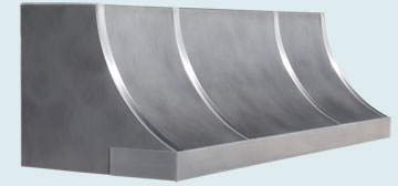  Stainless Steel Range Hood Matte Finish with Micrograin Straps