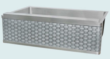 Stainless Steel Woven Apron Sinks # 2953