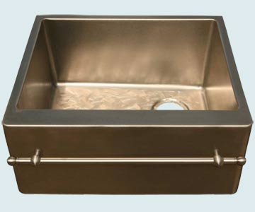 Custom Bronze and Brass Farm Sinks # 4579