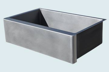 Custom Stainless Steel Farmhouse Sinks Matte Finish Farmhouse