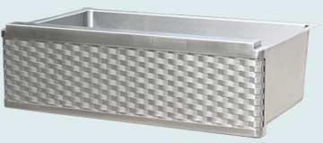 Stainless Steel Woven Apron Sinks # 4999