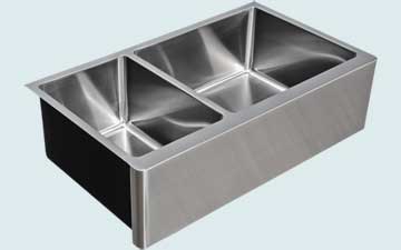 Custom Stainless Steel Farmhouse Sinks # 5145