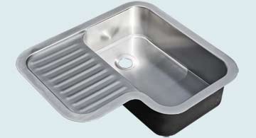 Stainless Steel Drainboard Sinks Large Corners & Drainboard