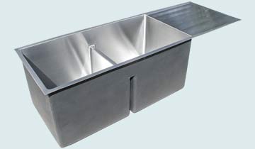 Stainless Steel Drainboard Sinks # 5240