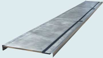  Zinc Countertop Marine Normandie Edge & Drink Rail