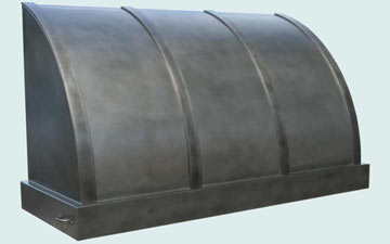  Zinc Range Hood Steel Body and Straps