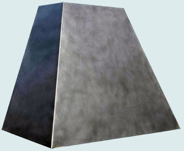  Zinc Range Hood Modern Tall Pyramid