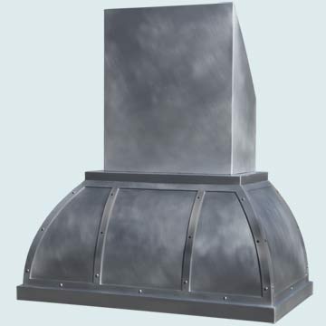  Zinc Range Hood Zinc Strap Panels On Zinc Hood