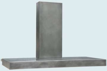  Zinc Range Hood Zinc Classic Ultra Low Profile