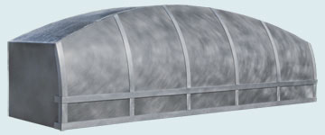 Zinc Range Hood # 4984