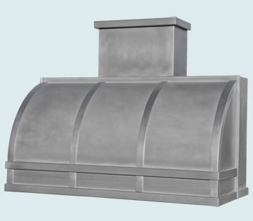  Zinc Range Hood Restrained Gray on Gray 