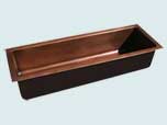 Copper Kitchen Trough Sinks