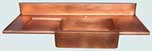 Copper Kitchen Sinks Drainboards