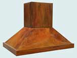 Copper Range Hoods Pyramid