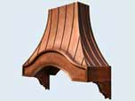 Copper Range Hoods Eyebrow