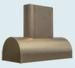 Bronze and Brass Range Hoods Single Roll