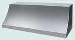 Stainless Steel Range Hoods Sweep Front