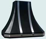 Color Coated Range Hoods French Sweep