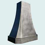 Pewter Range Hoods French Sweep