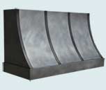 Zinc Range Hood Sweep Front