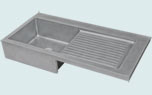 Zinc Kitchen Sinks Drainboards