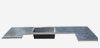 U&Z Shape Stainless Bar Top
