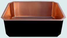 Custom Sinks Copper Special Shape  # 3445