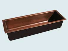 Copper Trough Sinks # 3641