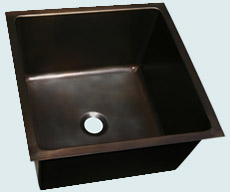 Custom Bronze and  Brass Bar Sinks # 4001