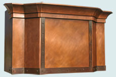  Copper Range Hood # 2497