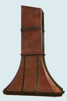  Copper Range Hood # 2764