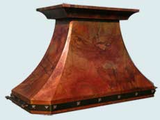  Copper Range Hood # 2768