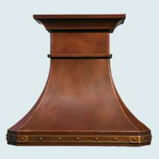  Copper Range Hood # 2773